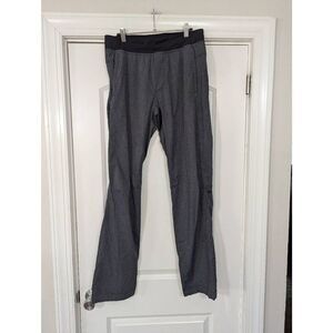 Lululemon Seawall Track‎ Pant II men's large gray striped loose fit straight leg